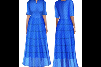 do digital fashion illustrations, on ai croquis with clothes