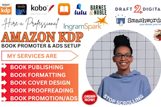 do amazon KDP book cover design and kindle book cover design