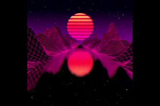 make an abstract 3d artwork or animation for you