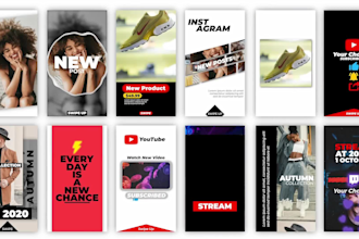 create instagram story or reel  video