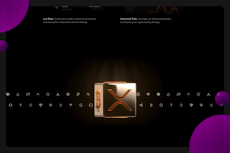 design 3d animated crypto website with web3, blockchain, nft, and ai integration