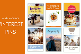 design beautiful pinterest pins for your blogs using canva