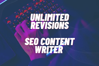 be your SEO content writer