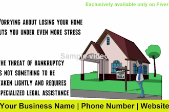 create bankruptcy attorney promo video