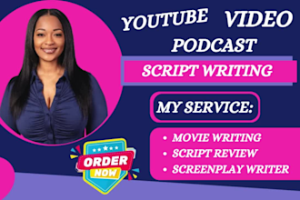 write high converting youtube, video, or podcast scripts that grab attention