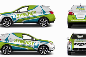 create a car wrap, vehicle wrap for your business