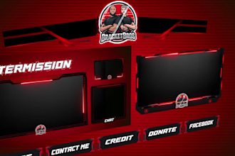 design twitch overlay, kick, twitch logo, animated stream overlay, twitch emotes
