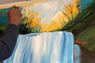 paint a unique large canvas oil or acrylics painting