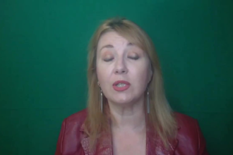create greenscreen spokesperson video
