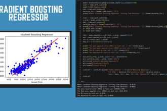 do regression analysis with python using supervised machine learning