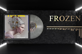 create a minimalist album or song cover art