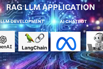 build rag based llm application using langchain, openai, llama and ai chatbot