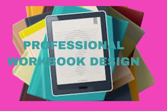 design printable workbook interactive pdf book lead magnet cookbook ebook