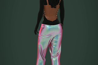 create 3d fashion garment in clo and marvelous designer