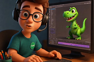 create pixar 3d animation for your brand or story