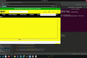 develop web automation framework using playwright