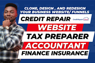 business credit repair finance insurance accounting investment tax website