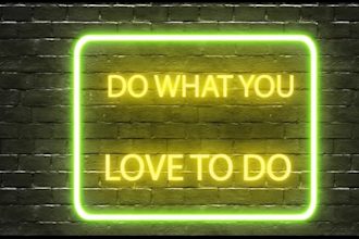 design neon logo , neon sign and glowing text in 2 hrs