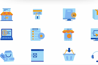 icon design which includes line, flat, solid, duo tone, animated