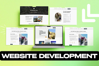 design and develop a custom website