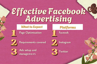 setup, run facebook ads for gofundme campaign to generate donors backers list