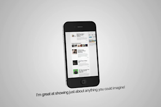 create this professional iPhone video opening/intro