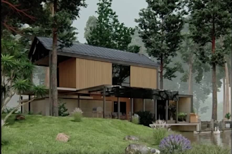 do 3d modeling, landscape design and architecture rendering by lumion
