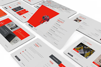 design powerpoint with google slide canva pitch deck or ppt keynote presentation