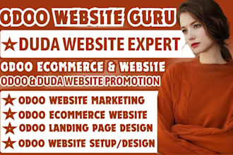 odoo website,odoo ecommerce,duda website, odoo website development, odoo website