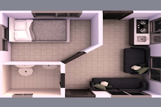 do 2d to 3d floor plan, 3d interior design and rendering