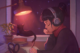 create a wonderful lofi hip hop animation for any image
