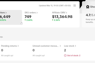 do tiktok shop affiliate marketing and gmv max ads