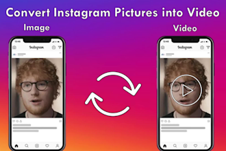 convert instagram pictures to videos