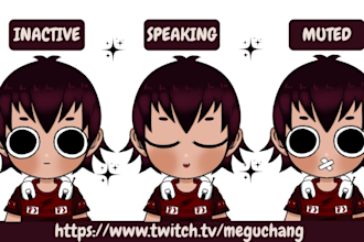 custom pngtuber avatar for twitch and discord in my art style