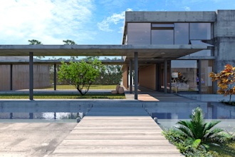 do architectural exterior design  3d modeling and rendering