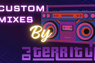 create a custom dj mix for recitals, routines or events