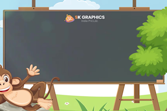create kids learning animation
