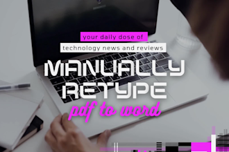 do fast retype pdf pages to word excel
