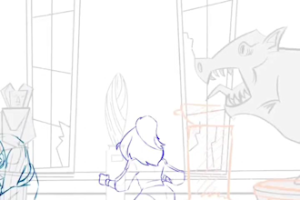 draw line art pencil sketch 2d line art line art animation 2d traditional