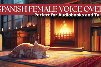narrate your spanish audiobook with a professional female voice