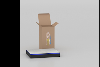 create a animation of the mattress with layers and sections