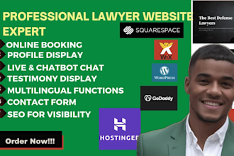 build law firm website lawyer website attorney website legal and notary website