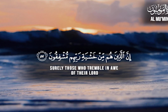 design a professional quran islamic video with any subtitle