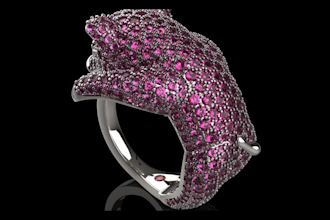 hip hop jewelry 3d  design and rendering