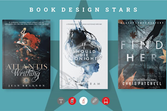 design a custom, eyecatching book cover that stands out
