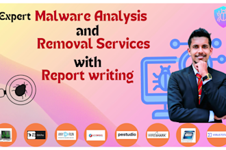 perform expert malware analysis and removal services with report writing