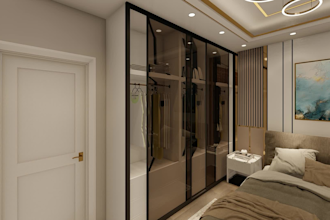 create modern bedroom interior design