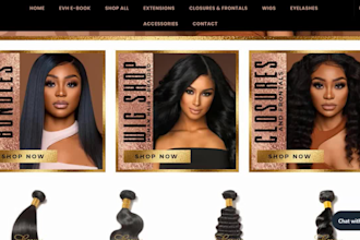 build beauty hair extension website hair extension shopify store