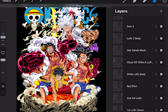 do tshirt designs anime characters , illustration art work