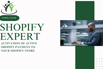 activate active shopify payment to your shopify store